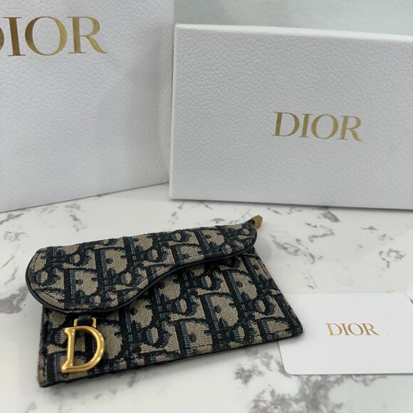 Dior Saddle Bloom Wallet Card - Picture 1 of 4